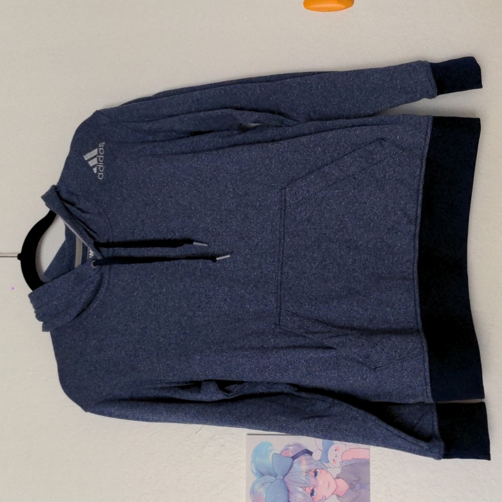 Adidas Blue Ultimate Hoodie in Medium